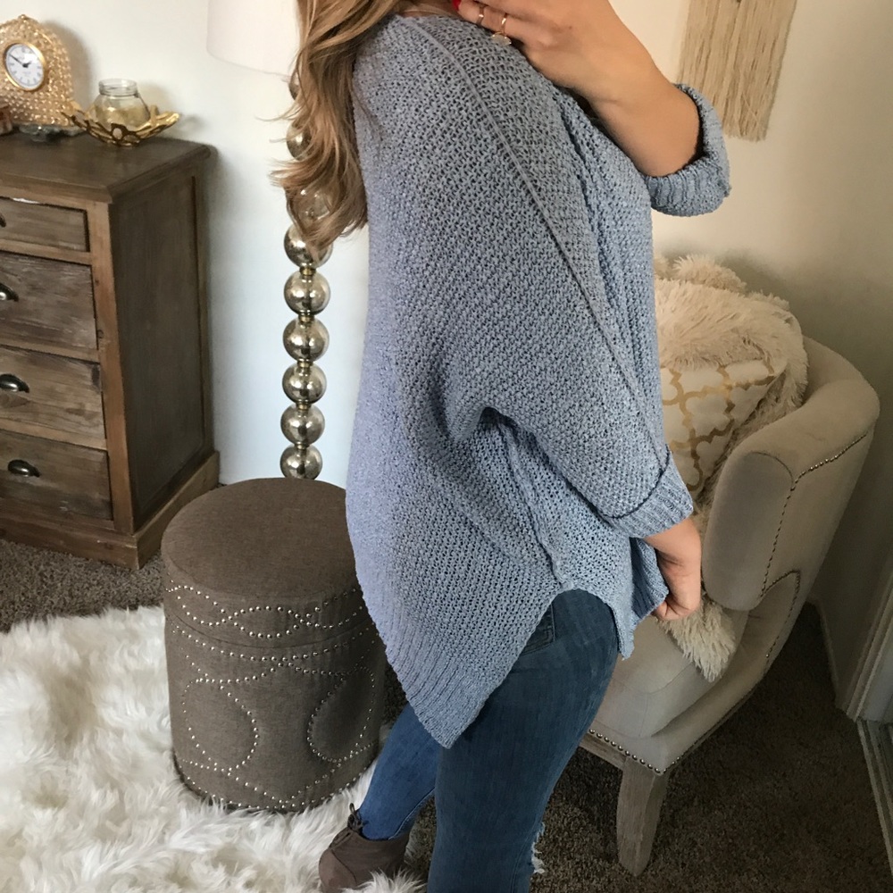 LAST1• Ice Blue Staple Pullover Knit - Picture 5 of 8